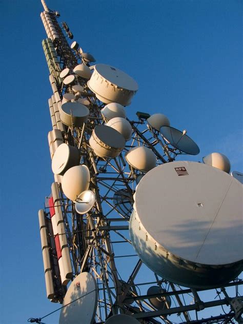 a tower with many different types of antennas 27097808 Stock Photo at ...