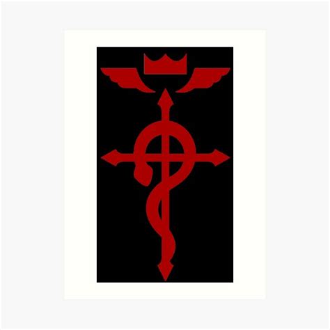 "Fullmetal Alchemist Flamel Logo" Art Print by ReVamp23 | Redbubble