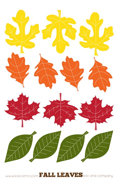 Printable Leaf Prints - Printable Word Searches