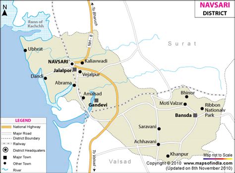 Navsari District Map