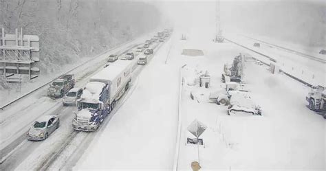 Drivers Stranded on Snowy Highway for Nearly a Day