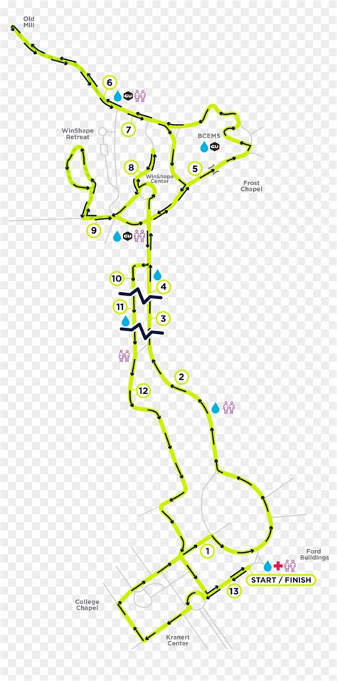 Half Marathon Information - Map, HD Png Download - 1565x3011 (#2348418 ...