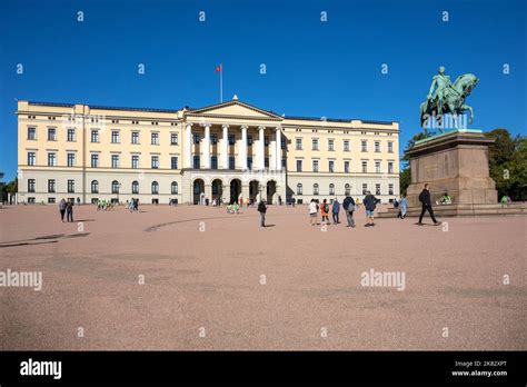 Royal Palace in Oslo, Norway. Royal Palace is the official residence of ...