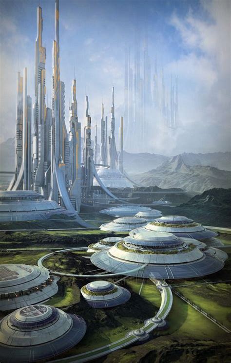 sci fi utopia / futuristic / fantasy / digital art | Science fiction ...