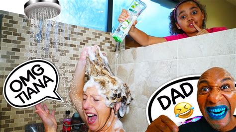 SHAMPOO PRANK!! TIANA FUNNY PRANKS COMPILATION - YouTube