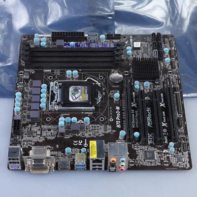 ASRock B75 PRO3-M Motherboard Intel B75 LGA 1155 DVI HDMI USB3.1 SATA3 ...