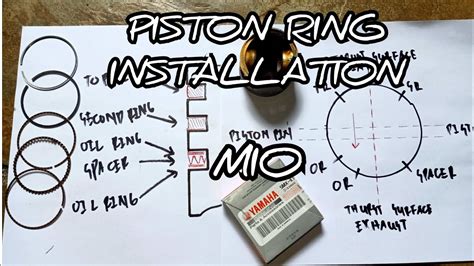 HOW TO INSTALL PISTON RING ON PISTON. PISTON RING INSTALLATION. MIO - YouTube