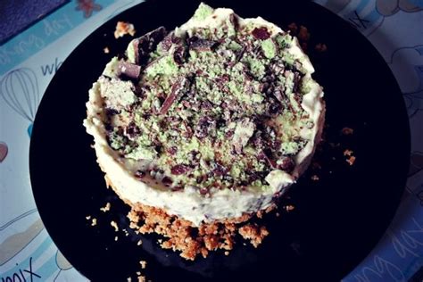 Mint aero cheesecake recipe