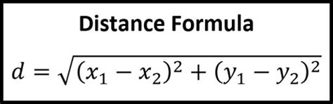 Distance Formula