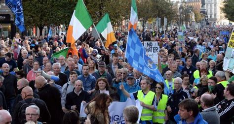 Mass Protests Across Ireland Against Water Charges - PopularResistance.Org