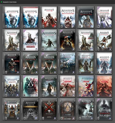 Assassin's Creed Series by GameBoxIcons on DeviantArt