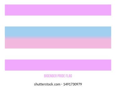 Bigender Pride Flag Vector Illustration Designed Stock Vector (Royalty Free) 1491730979 ...