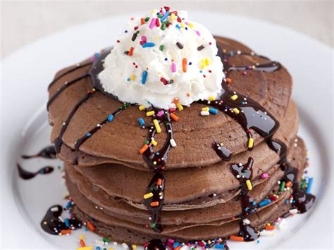 Brownie Batter Pancakes - 24/7 Moms