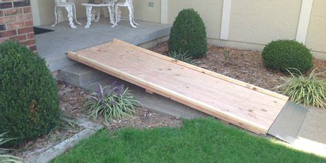 straight-wheelchair-ramp-construction | Wheelchair ramp, Wheelchair ...