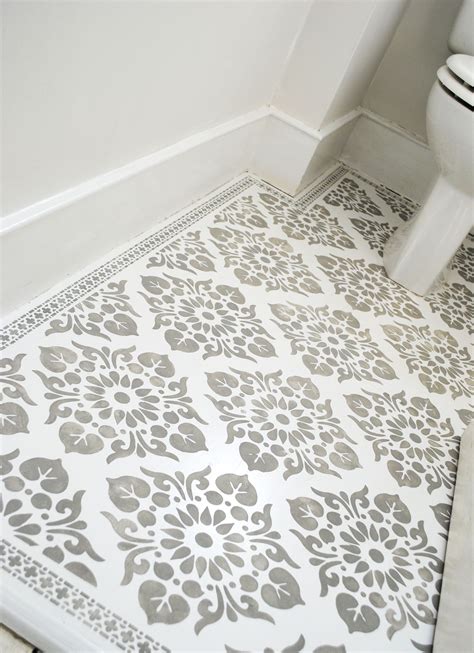 Painted Wood Floor Stencils - Flooring Images