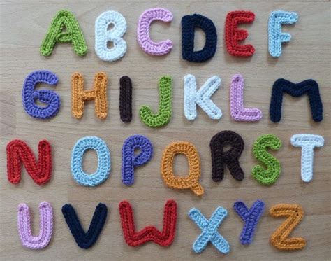 Crochet pattern for alphabetic characters, letters from A to Z in 2021 ...