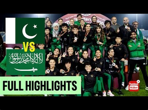 Full Highlights Pakistan vs Saudi Arabia - YouTube