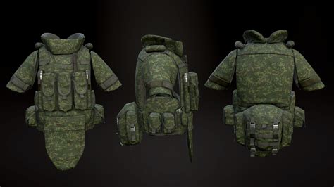 6b43 Body Armor 3D Model $25 - .3ds .blend .dae .fbx .obj .stl .max - Free3D