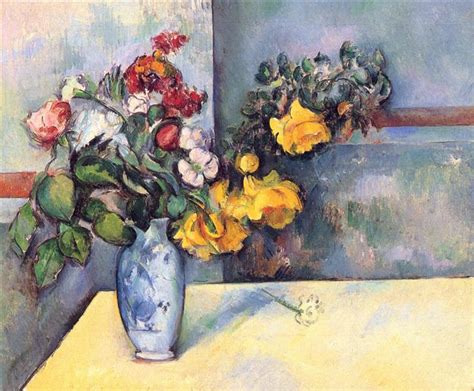 Still Life Flowers in a Vase, 1888 - Paul Cezanne - WikiArt.org