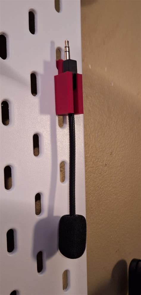 Logitech Pro X Wireless Headset Mic Holder for Skådis pegboard by raXXo ...