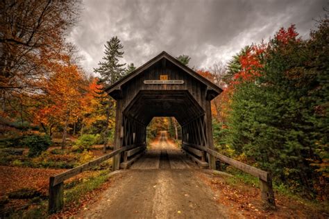 Swamp Meadow Covered Bridge | Covered bridges, Bridge wallpaper, Autumn ...