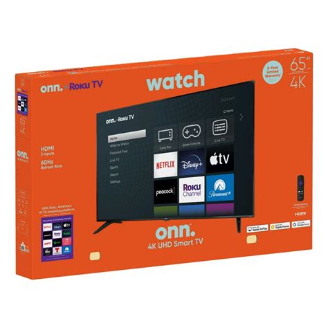 55 Inch Class 4K UHD HDR Roku Smart LED TV 100012586, 44% OFF