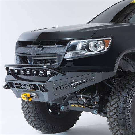 ADD® F357382720103 - Chevy Colorado 2016 Honeybadger Full Width Front HD Winch Bumper with Hoop