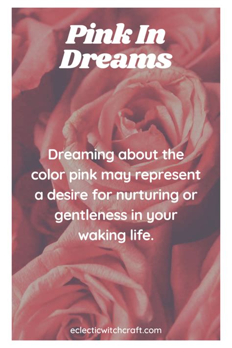 The Spiritual Meaning Of Pink In Dreams - Eclectic Witchcraft