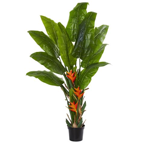 Flowering Travelers Palm Artificial Tree