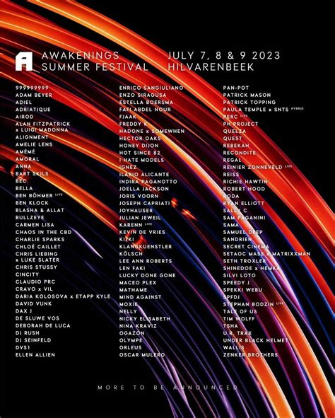 Byron Duncan Info: Awakenings Summer Festival