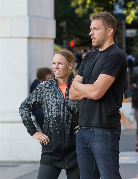 CAROLINE WOZNIACKI and David Lee Out in New York 08/23/2107 – HawtCelebs