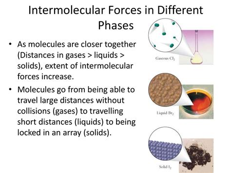 Phase Changes Phase Diagrams Intermolecular Forces I