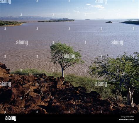 Kenya, Baringo, Lake Baringo. Lake Baringo, one of only two freshwater ...