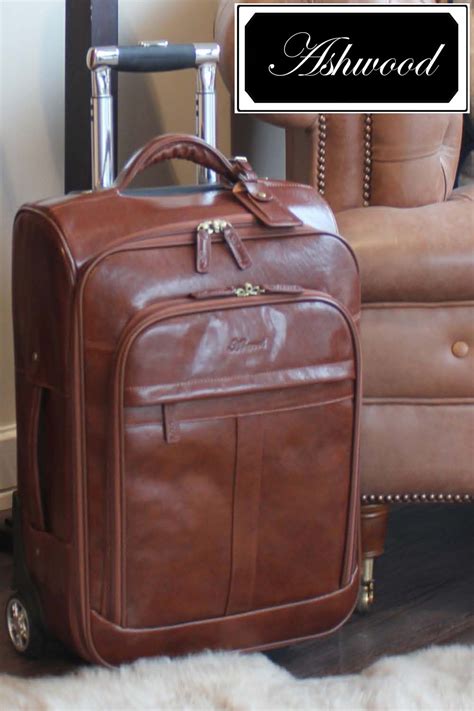 Luxury Leather Cabin Trolley Bags for Men | Mens leather bag, Trolley bags, Leather