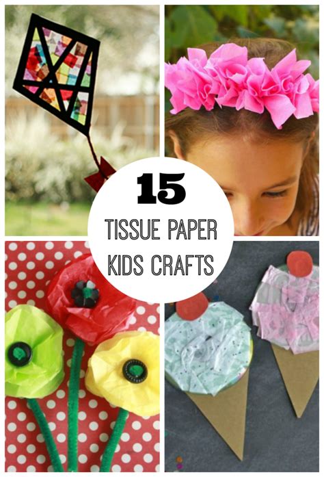 15 Tissue Paper Crafts for Kids - Make and Takes