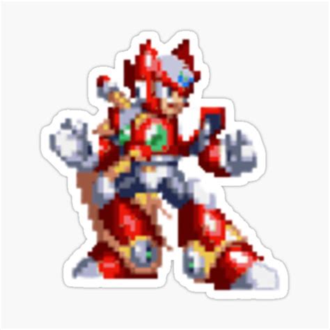 "Mega Man X Zero Sprite" Sticker by hansfriedrich6 | Redbubble