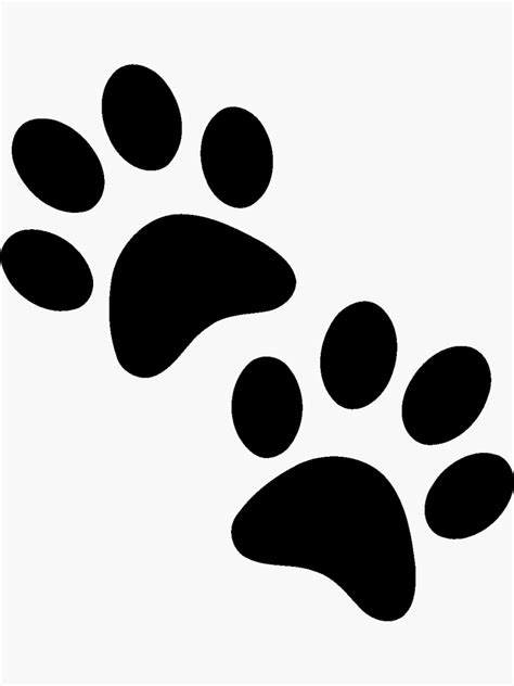 "Paws Emoji" Sticker for Sale by Vision-Design- | Redbubble