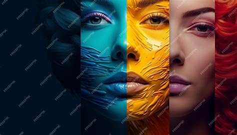 Premium AI Image | Four colors background colorful wallpaper ultra hd
