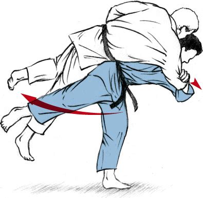 HARAI-GOSHI 払腰 | Dessin judo, Entraînement arts martiaux, Judo