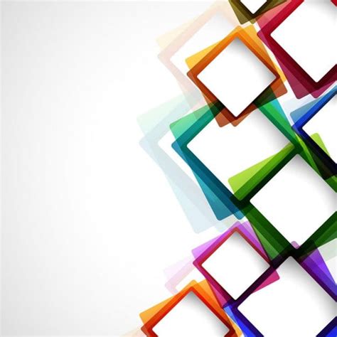 Colorful abstract background with squares eps vector | UIDownload