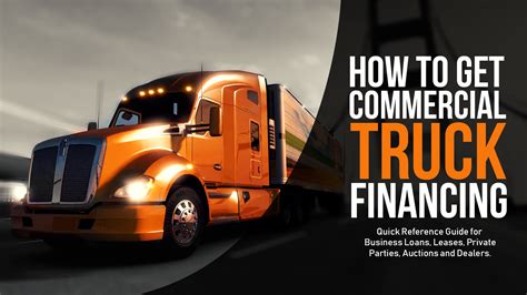 HOW TO GET COMMERCIAL TRUCK FINANCING | CFF