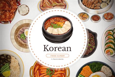 Korean Food Hand-drawn Illustration Graphic by Chanut is watercolor ...