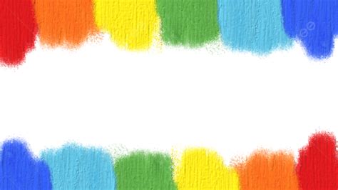 Crayon Rainbow Border, Crayon, Rainbow, Frame PNG Transparent Clipart Image and PSD File for ...