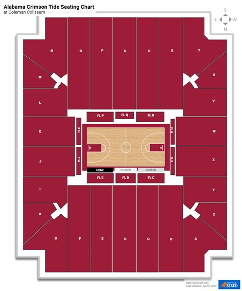 Coleman Coliseum Seating Chart | Brokeasshome.com