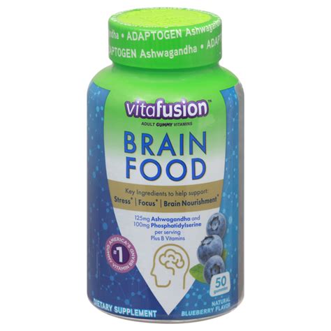 Save on Vitafusion Brain Food Adult Gummy Vitamins Natural Blueberry ...