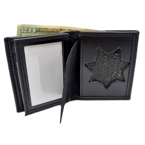 California Highway Patrol Flat Badge Wallet | CHP Flat Badge Wallet | Glue In Badge Wallet