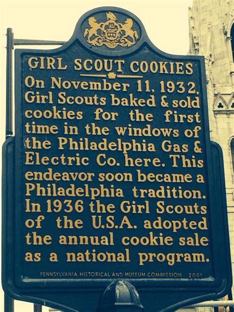 David Ian's Home: The first Girl Scout Cookies....& Philly history...