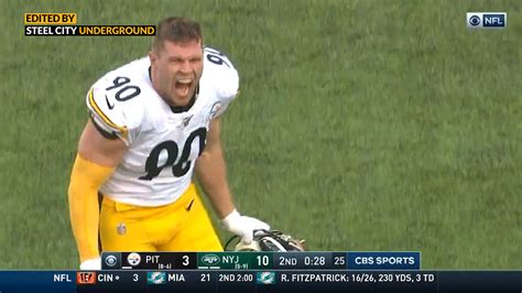 Watch: T.J. Watt sacks, strips Jets QB Sam Darnold - Steel City Underground