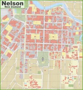 Nelson Maps | New Zealand | Detailed Maps of Nelson