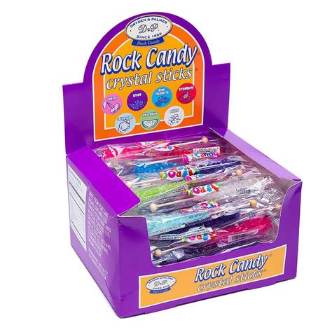 Rock Candy Sticks Assortment: 60-Piece Display – Candy Warehouse